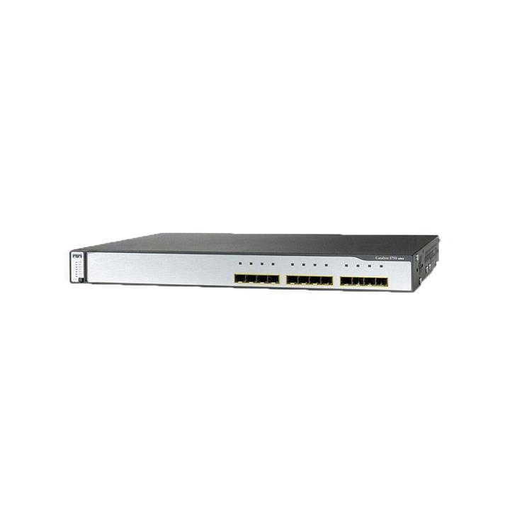 سوییچ سیسکو 12 پورت Cisco WS-C3750-12S-S Cisco WS-C3750G-12S-S Switch